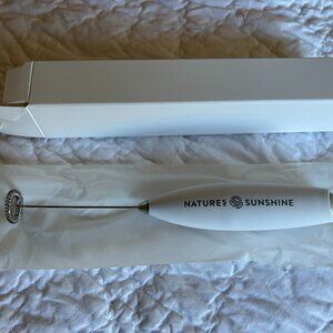 Natures Sunshine Milk Frother Electric Tea Coffee Hot Chocolate